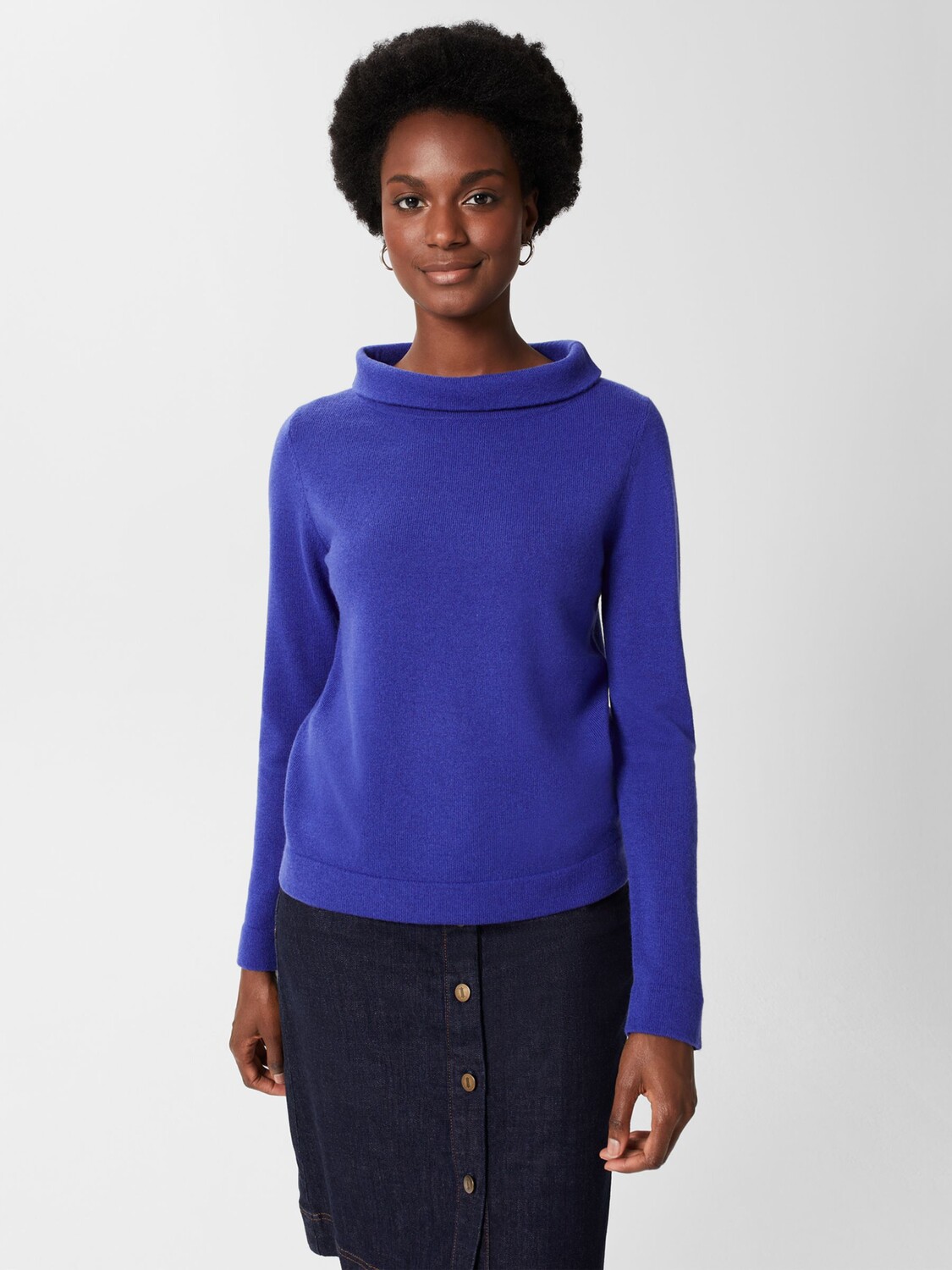 Hobbs Audrey Джемпер из мериносовой шерсти с высоким воротником, насыщенный кобальт
Hobbs Audrey Джемпер из мериносовой шерсти с высоким воротником, насыщенный кобальт