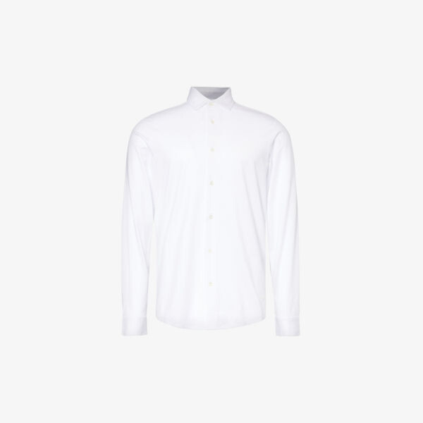 Рубашка из джерси классического кроя с нашивкой-логотипом Emporio Armani, цвет bianco ottico
Рубашка из джерси классического кроя с нашивкой-логотипом Emporio Armani, цвет bianco ottico