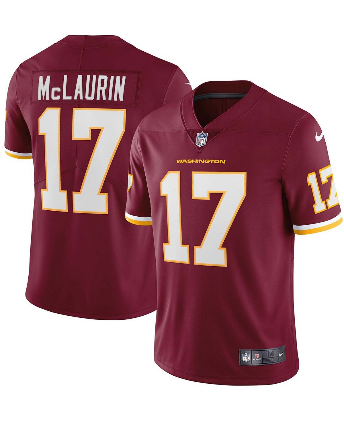 Мужская футболка Terry McLaurin Burgundy Washington Football Team Vapor Limited Nike
Мужская футболка Terry McLaurin Burgundy Washington Football Team Vapor Limited Nike