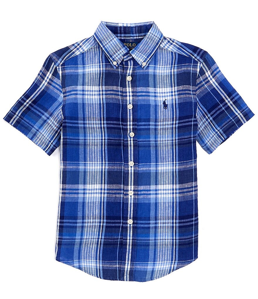 Рубашка в клетку с короткими рукавами для мальчиков Polo Ralph Lauren Big Boys 8-20, синий
Рубашка в клетку с короткими рукавами для мальчиков Polo Ralph Lauren Big Boys 8-20, синий
