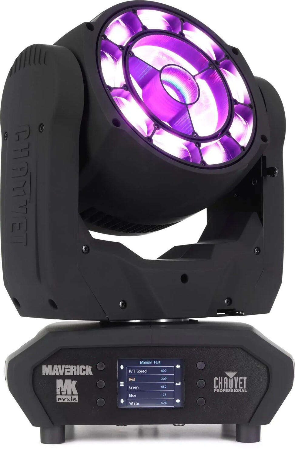Chauvet Pro Maverick MK Pyxis RGBW Светодиодная лампа с подвижной головкой и лучом света
Chauvet Pro Maverick MK Pyxis RGBW Светодиодная лампа с подвижной головкой и лучом света
