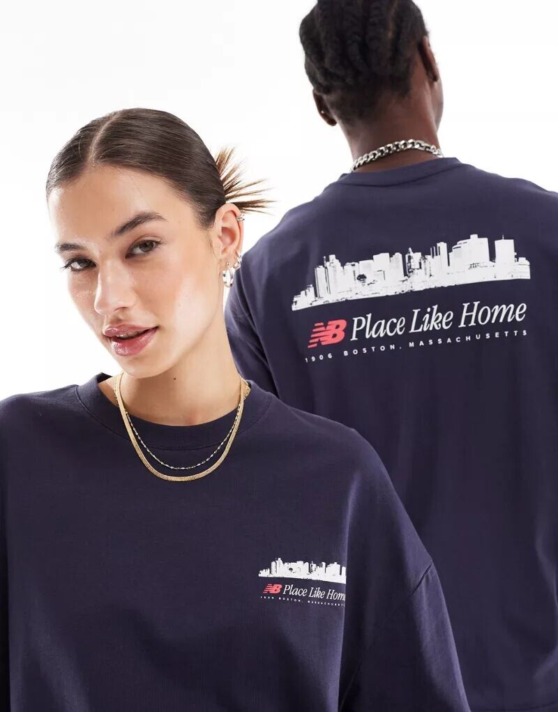 Темно-синий топ унисекс с длинными рукавами New Balance Home Again, эксклюзивно для ASOS
Темно-синий топ унисекс с длинными рукавами New Balance Home Again, эксклюзивно для ASOS