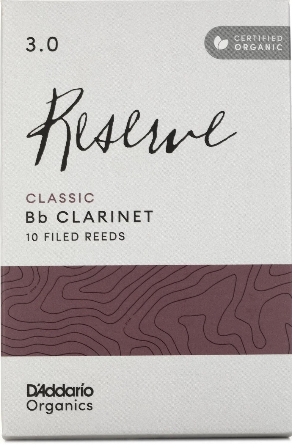 D'Addario Organics Reserve Classic Трости для кларнета Bb — 3,0 (10 шт. в упаковке)
D'Addario Organics Reserve Classic Трости для кларнета Bb — 3,0 (10 шт. в упаковке)