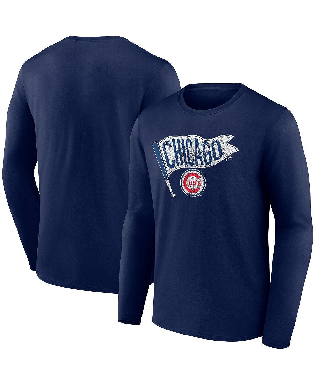 Мужская темно-синяя футболка с длинным рукавом из коллекции Chicago Cubs Hometown Collection Fanatics
Мужская темно-синяя футболка с длинным рукавом из коллекции Chicago Cubs Hometown Collection Fanatics