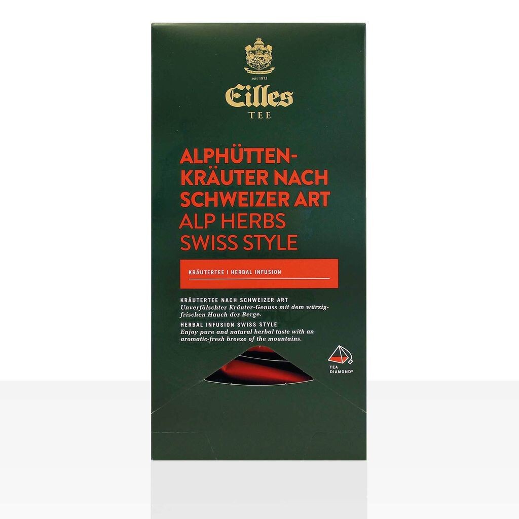 EILLES World Luxury Selection Alpine Hut Herbs Swiss Style 5 x 20 пакетиков, чай в индивидуальной упаковке
EILLES World Luxury Selection Alpine Hut Herbs Swiss Style 5 x 20 пакетиков, чай в индивидуальной упаковке