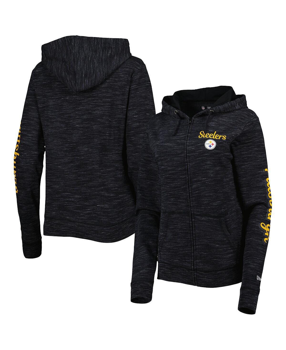 Женская черная толстовка с обратной молнией во всю длину Pittsburgh Steelers New Era, черный
Женская черная толстовка с обратной молнией во всю длину Pittsburgh Steelers New Era, черный