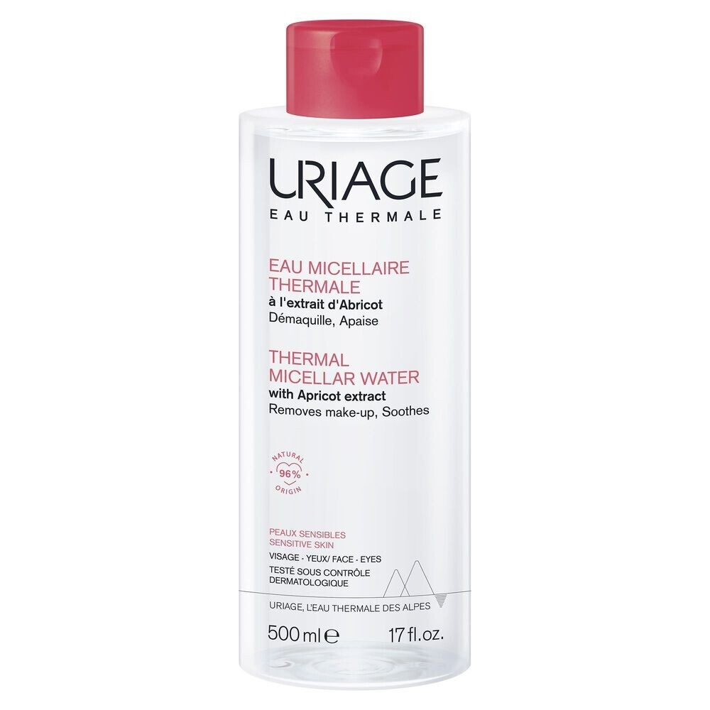 Мицеллярная жидкость с экстрактом абрикоса для чувствительной кожи Uriage Thermal Micellar Water, 500 мл
Мицеллярная жидкость с экстрактом абрикоса для чувствительной кожи Uriage Thermal Micellar Water, 500 мл