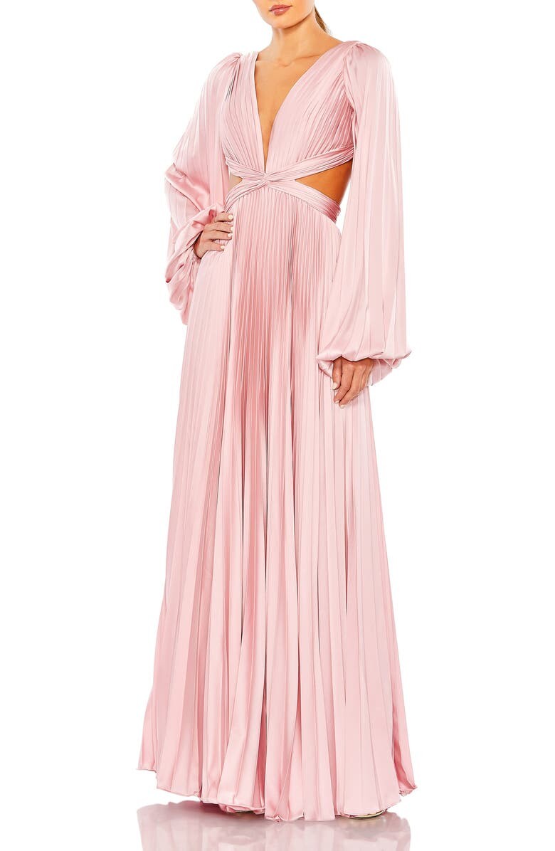 Плиссированное платье с длинными рукавами и вырезами IEENA FOR MAC DUGGAL, розовый
Плиссированное платье с длинными рукавами и вырезами IEENA FOR MAC DUGGAL, розовый
