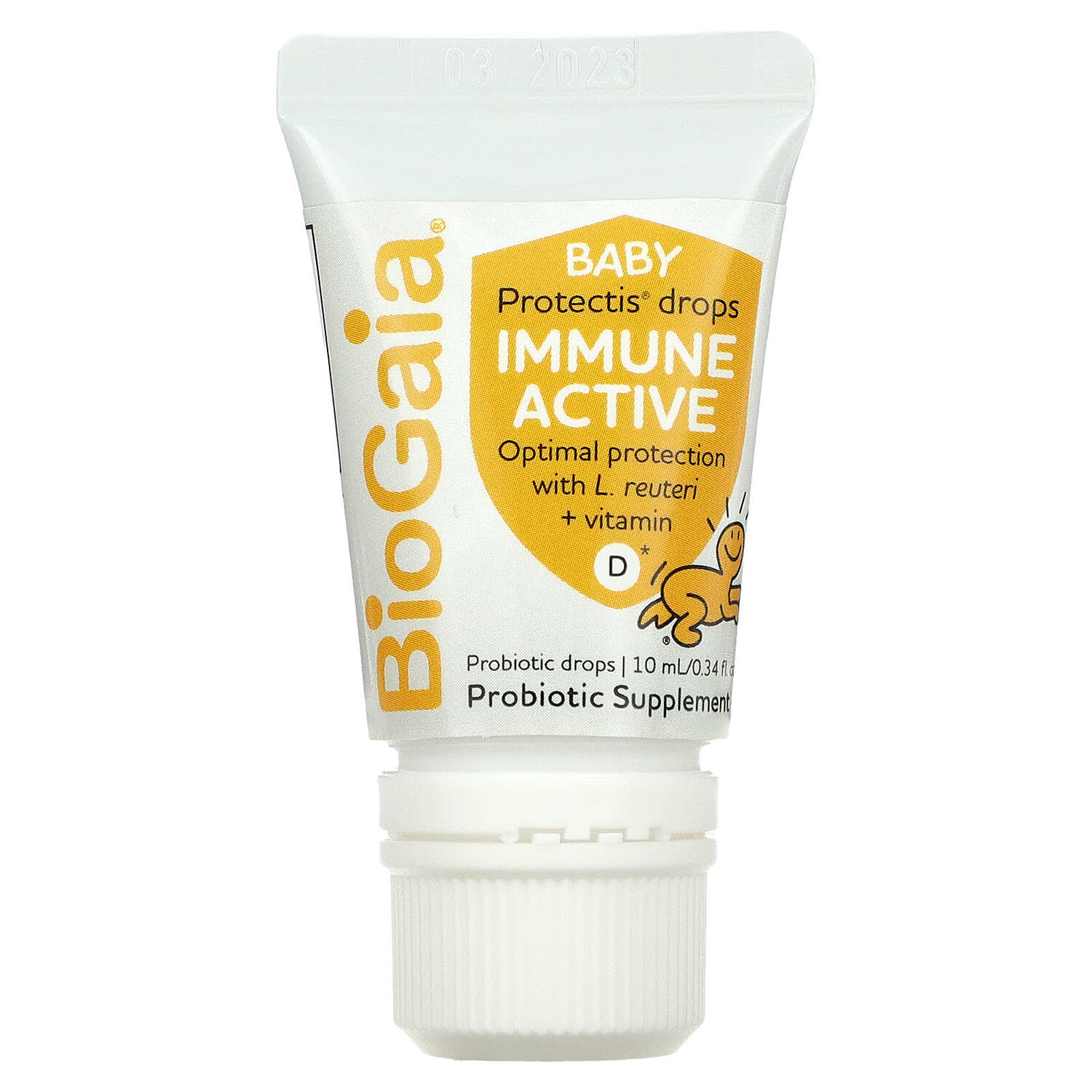 Baby Protectis капли, для иммунитета, 0–36 месяцев, 600 МЕ, 10 мл (0,34 жидк. Унции), BioGaia
Baby Protectis капли, для иммунитета, 0–36 месяцев, 600 МЕ, 10 мл (0,34 жидк. Унции), BioGaia