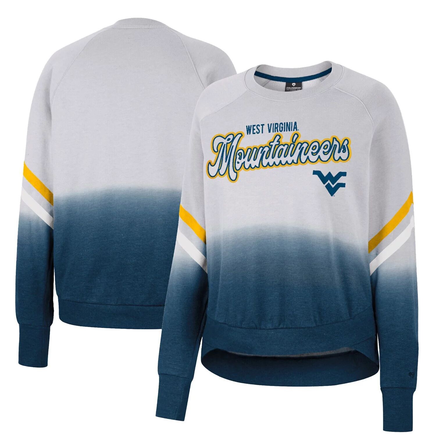 Женский свитер Colosseum Grey West Virginia Mountaineers Cue Cards Dip-Dye пуловер реглан Colosseum
Женский свитер Colosseum Grey West Virginia Mountaineers Cue Cards Dip-Dye пуловер реглан Colosseum