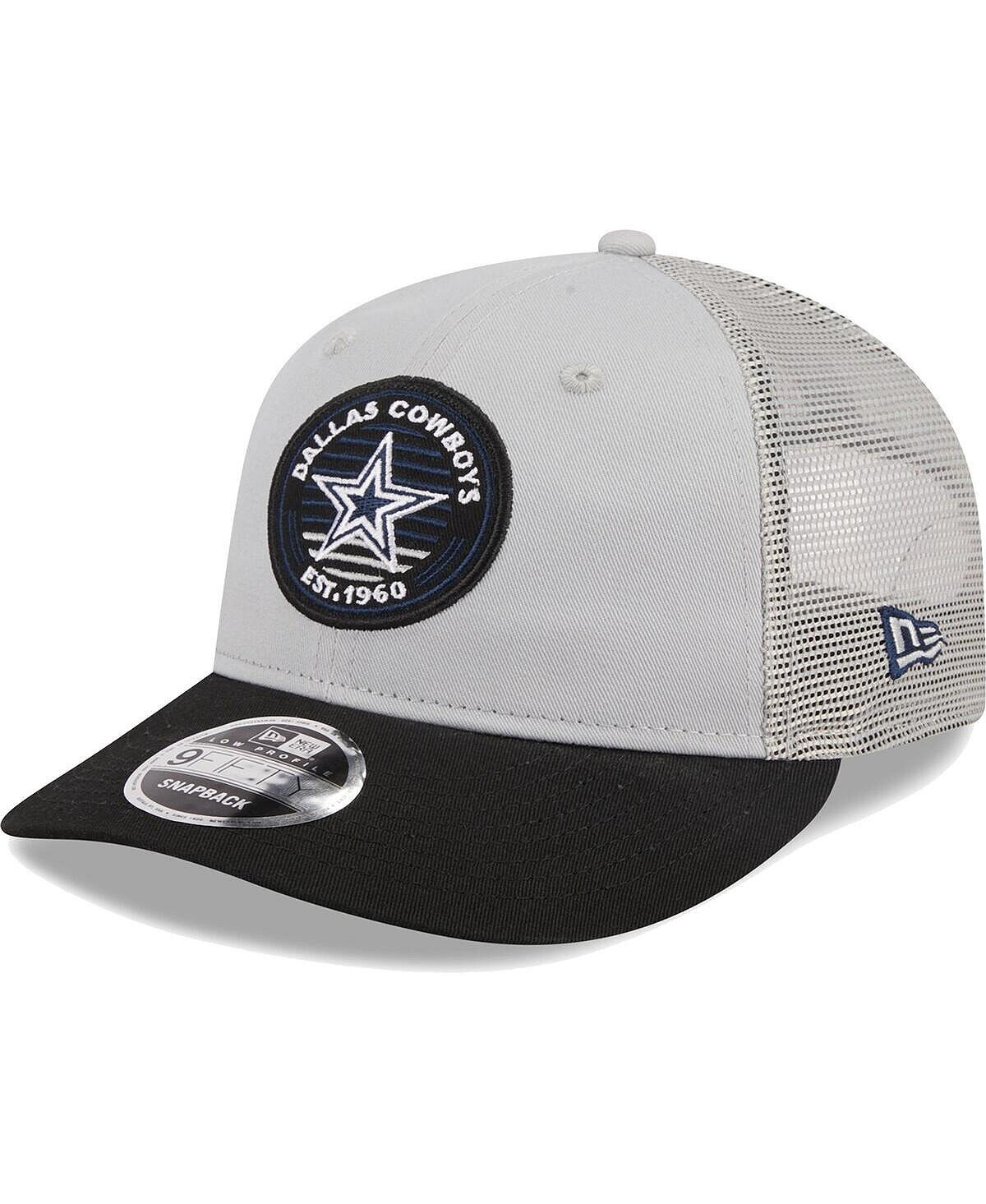 Мужская серо-черная кепка Dallas Cowboys Low Profile 9FIFTY Trucker Snapback Hat New Era
Мужская серо-черная кепка Dallas Cowboys Low Profile 9FIFTY Trucker Snapback Hat New Era
