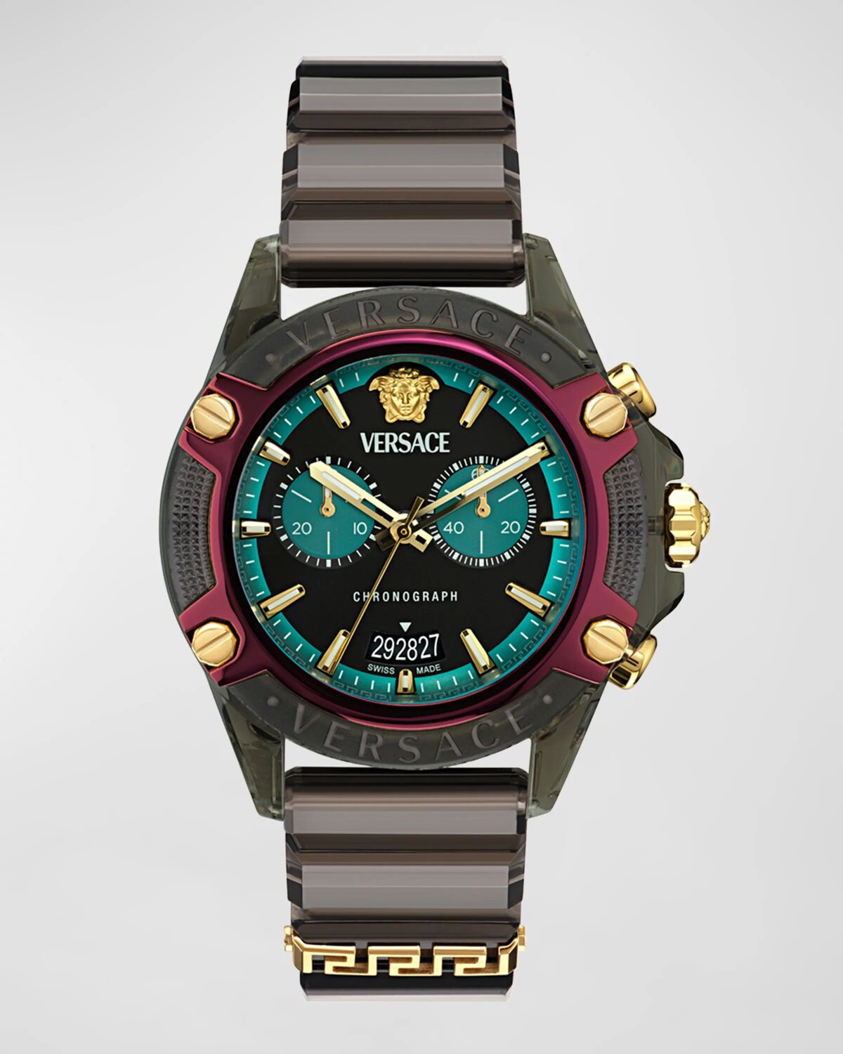 Мужские часы-хронограф Icon Active на силиконовом ремешке, 44 мм Versace, цвет Black
Мужские часы-хронограф Icon Active на силиконовом ремешке, 44 мм Versace, цвет Black