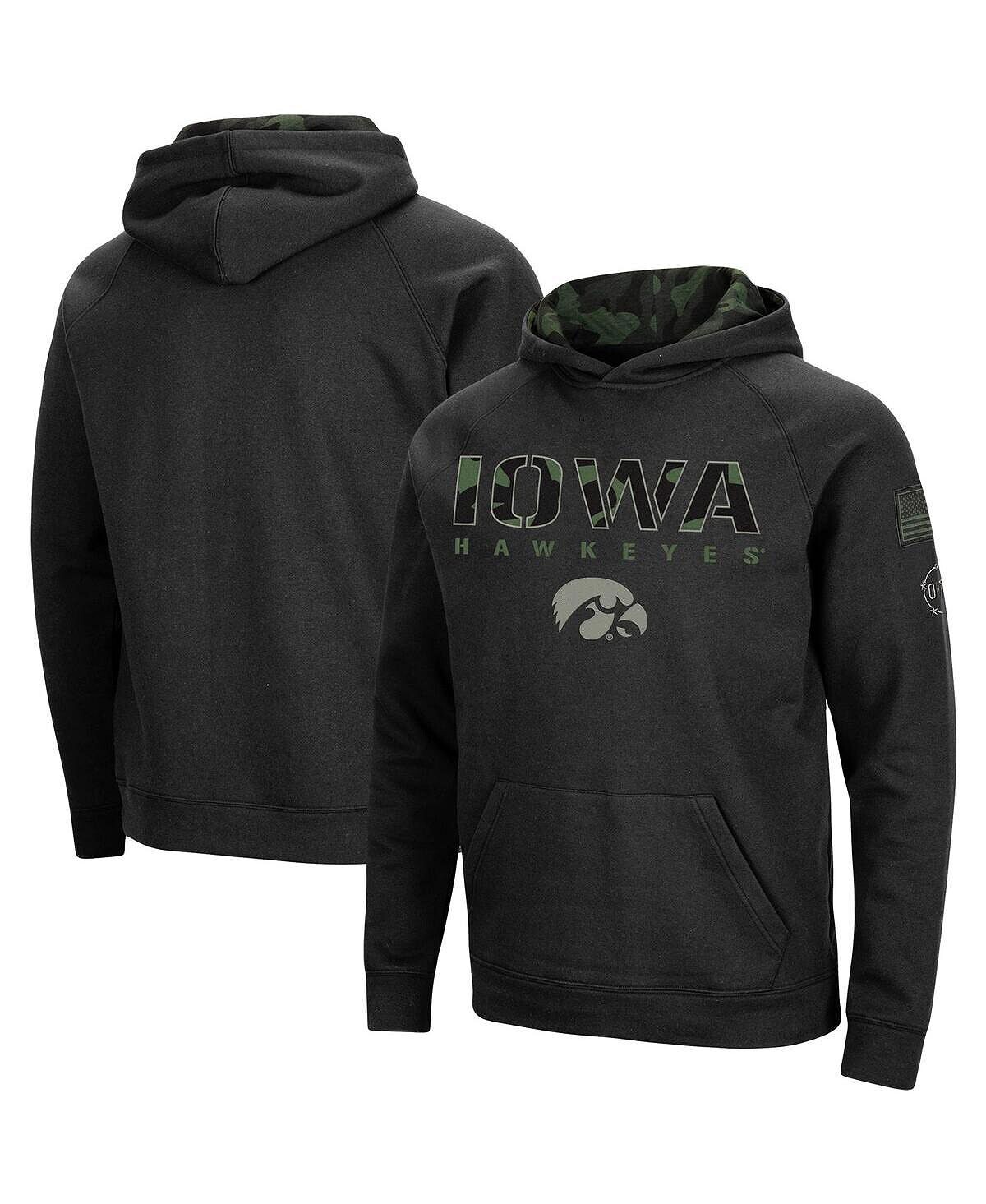 Мужская черная толстовка с капюшоном реглан iowa hawkeyes big and tall oht в стиле милитари Colosseum, черный
Мужская черная толстовка с капюшоном реглан iowa hawkeyes big and tall oht в стиле милитари Colosseum, черный