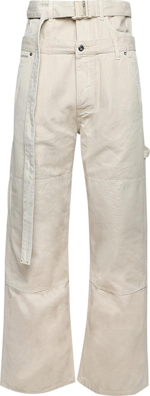 Брюки Off-White Wave Off Canvas Double Over Pants 'New Beige', кремовый, Бежевый
Брюки Off-White Wave Off Canvas Double Over Pants 'New Beige', кремовый, Бежевый