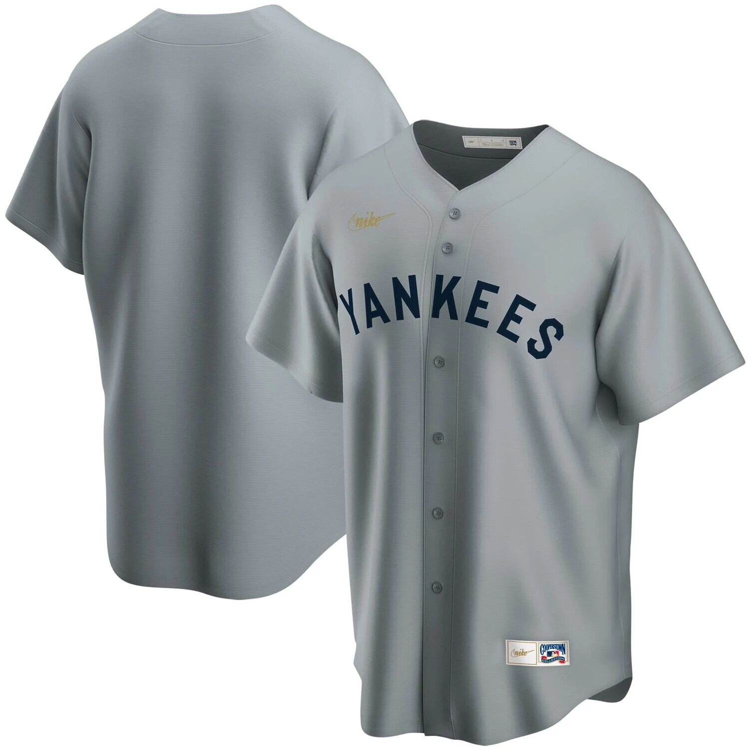 Мужская серая футболка команды New York Yankees Road Cooperstown Collection Nike, Серый
Мужская серая футболка команды New York Yankees Road Cooperstown Collection Nike, Серый
