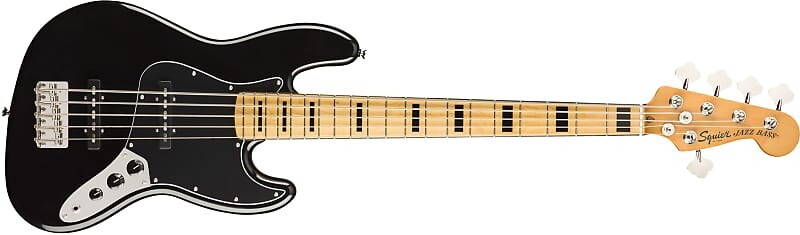 Fender Squier Classic Vibe '70s 5-String Electric Jazz Bass, Gloss Black Finish SQCV70sJAZZBASSVMNBLK
Fender Squier Classic Vibe '70s 5-String Electric Jazz Bass, Gloss Black Finish SQCV70sJAZZBASSVMNBLK