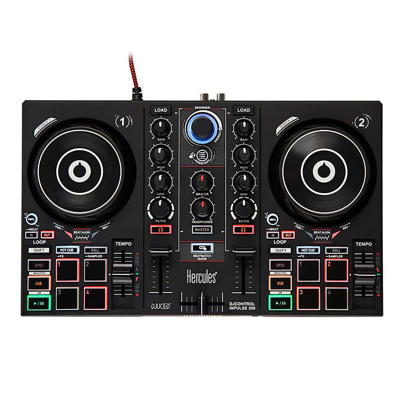 Hercules DJ Control Inpulse 200 2-канальный DJ-контроллер AMS-DJCONTROL-INPULSE-200
Hercules DJ Control Inpulse 200 2-канальный DJ-контроллер AMS-DJCONTROL-INPULSE-200