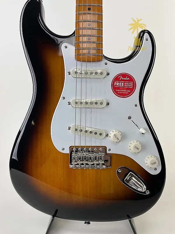 Squier Classic Vibe '50s Stratocaster, кленовый гриф, двухцветный взрыв Classic Vibe '50s Stratocaster, Maple Fingerboard, 2-Color Burst
Squier Classic Vibe '50s Stratocaster, кленовый гриф, двухцветный взрыв Classic Vibe '50s Stratocaster, Maple Fingerboard, 2-Color Burst
