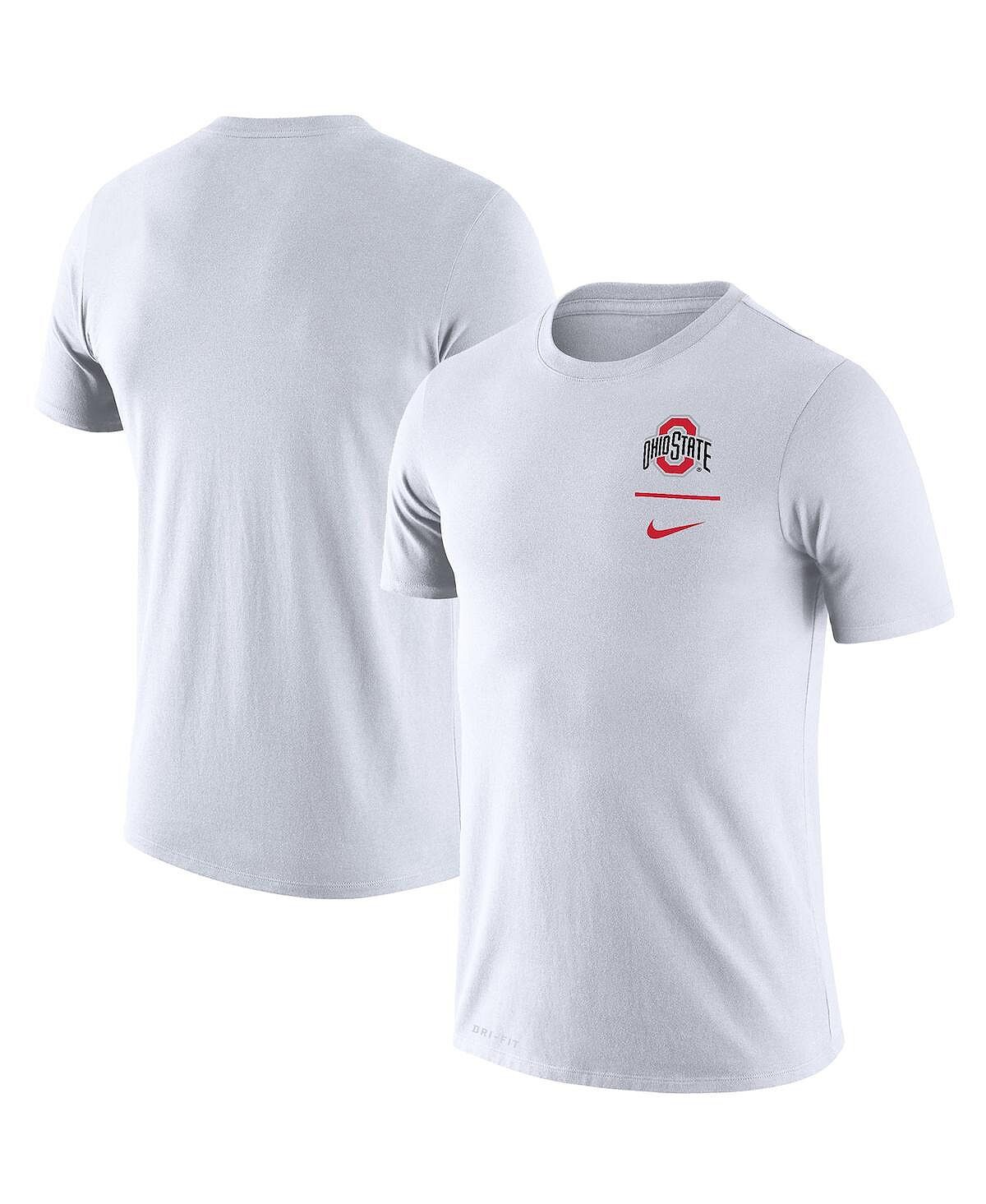 Мужская белая футболка ohio state buckeyes logo stack legend performance Nike, белый
Мужская белая футболка ohio state buckeyes logo stack legend performance Nike, белый