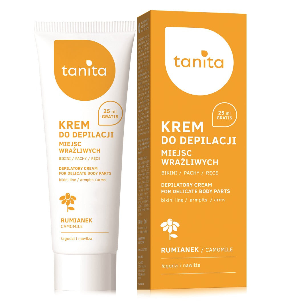 Tanita Cream For Delicate Parts Body крем для депиляции для чувствительных зон Ромашка 125мл
Tanita Cream For Delicate Parts Body крем для депиляции для чувствительных зон Ромашка 125мл