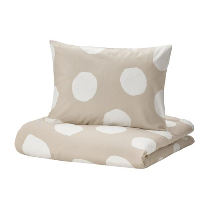 Комплект постельного белья Ikea Klynnetag, 2 предмета, 150x200/50x60, бежевый/белый
Комплект постельного белья Ikea Klynnetag, 2 предмета, 150x200/50x60, бежевый/белый