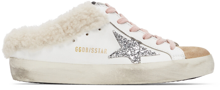 Эксклюзивные бело-коричневые кроссовки Super-Star из овечьей шерсти SSENSE Golden Goose
Эксклюзивные бело-коричневые кроссовки Super-Star из овечьей шерсти SSENSE Golden Goose