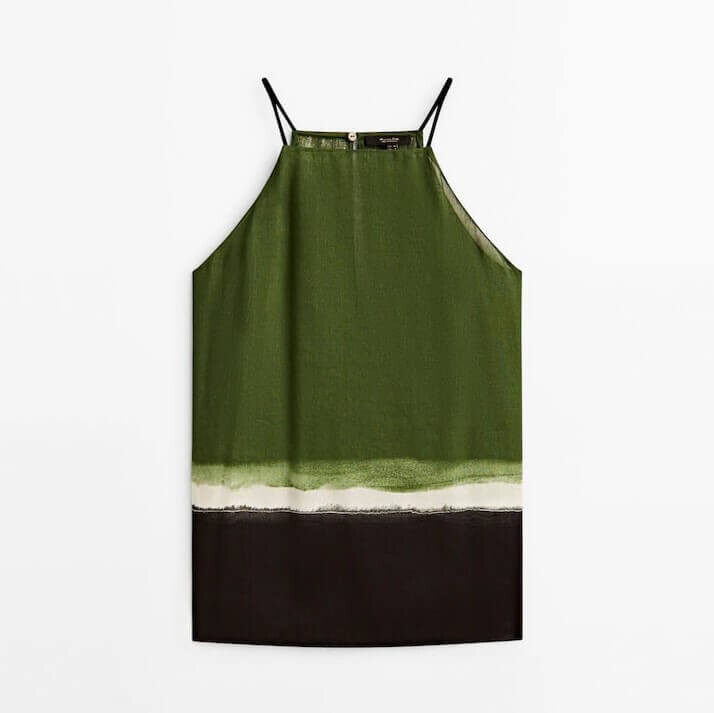 Топ Massimo Dutti Strappy, зеленый
Топ Massimo Dutti Strappy, зеленый