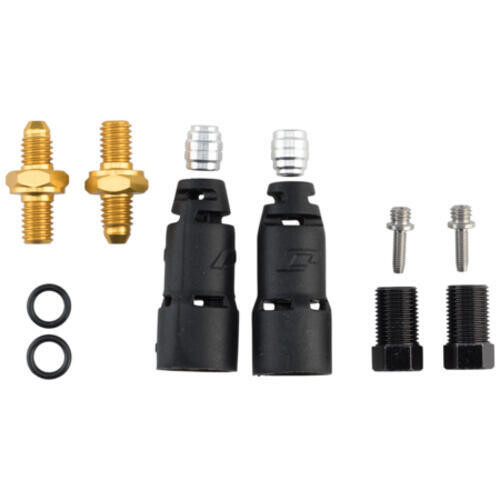 Комплект гидравлических адаптеров Jagwire Pro Quick-Fit Adapter-Avid Elixir SRAM Guide RSC A, черный / черный / черный
Комплект гидравлических адаптеров Jagwire Pro Quick-Fit Adapter-Avid Elixir SRAM Guide RSC A, черный / черный / черный