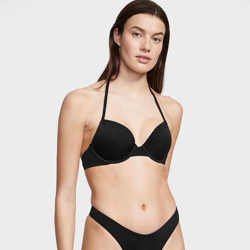 Верх от купальника Victoria's Secret Swim Mix-and-Match Ruched Sexy Tee Push-Up Bikini, чёрный
Верх от купальника Victoria's Secret Swim Mix-and-Match Ruched Sexy Tee Push-Up Bikini, чёрный