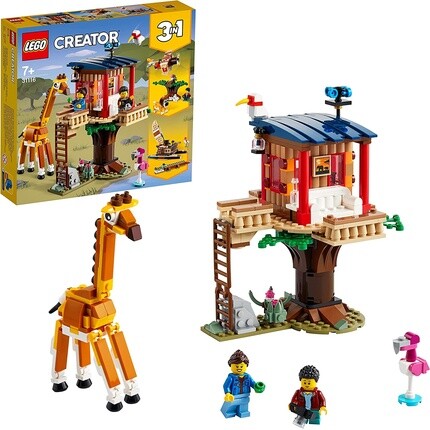 Конструктор Lego 31116 Creator 3-в-1 Safari Treehouse: домик на дереве, катамаран, самолет
Конструктор Lego 31116 Creator 3-в-1 Safari Treehouse: домик на дереве, катамаран, самолет