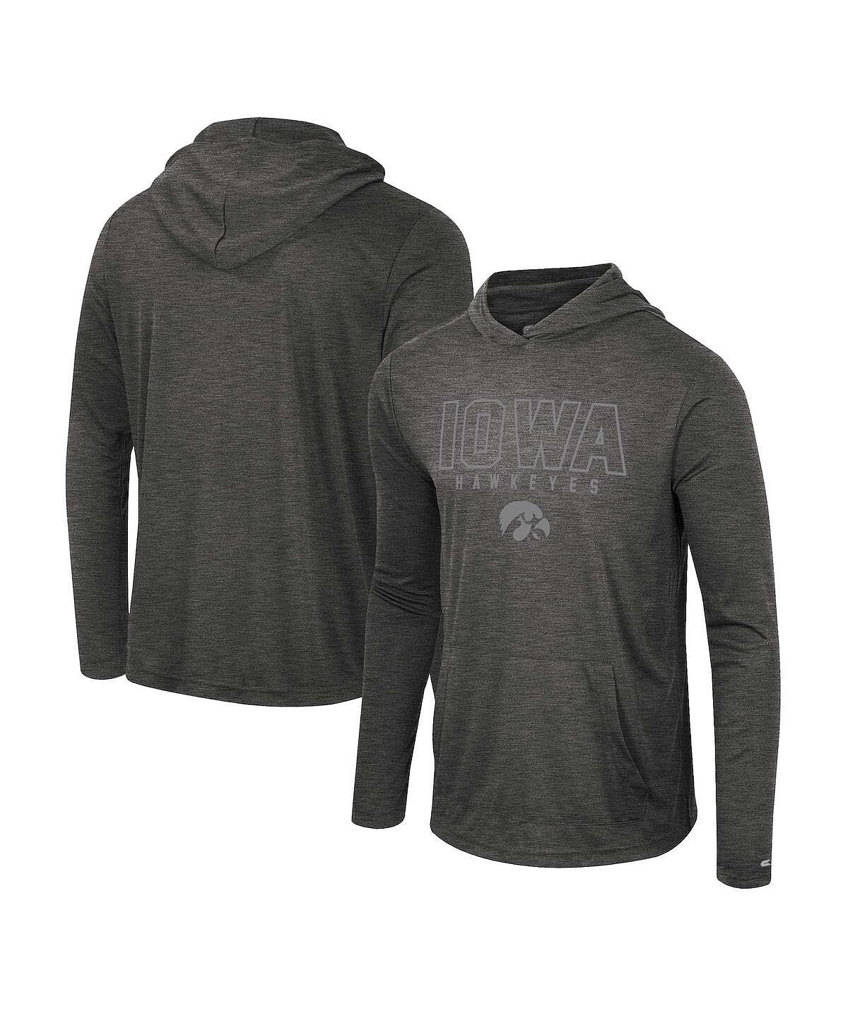 Мужская футболка с капюшоном с длинным рукавом heather black iowa hawkeyes slub Colosseum, мульти
Мужская футболка с капюшоном с длинным рукавом heather black iowa hawkeyes slub Colosseum, мульти