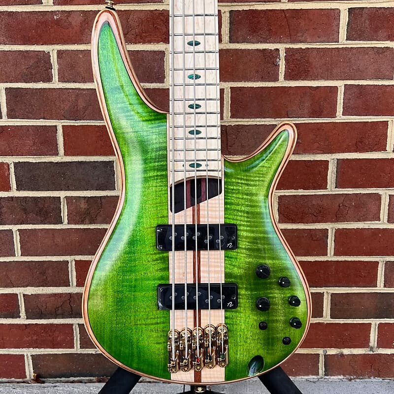 Ibanez Premium SR5FMDXEGL, изумрудно-зеленый, низкий глянец, звукосниматели Nordstrand, сумка для переноски
Ibanez Premium SR5FMDXEGL, изумрудно-зеленый, низкий глянец, звукосниматели Nordstrand, сумка для переноски