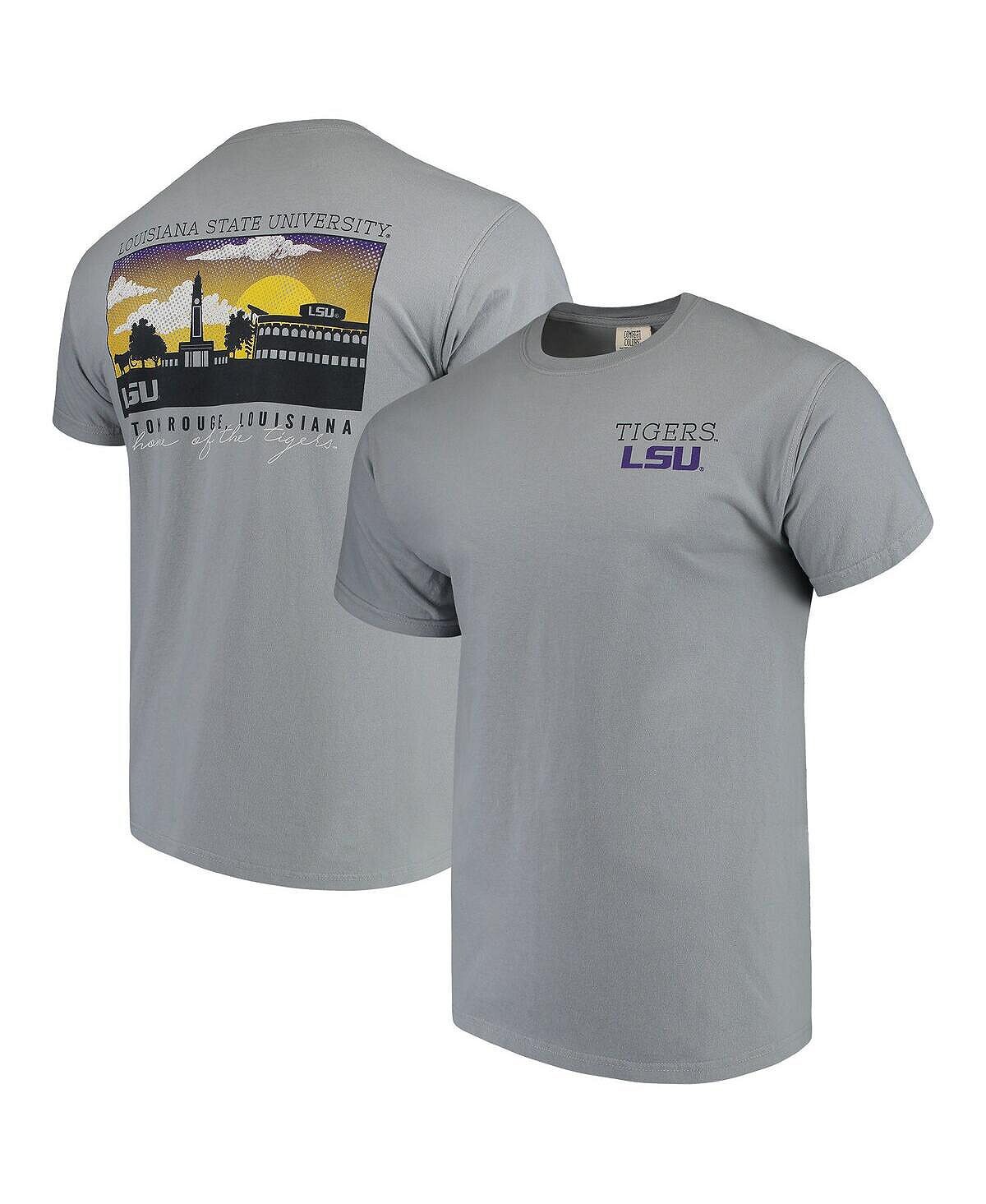 Мужская серая футболка lsu tigers comfort colours campus scenery Image One, серый
Мужская серая футболка lsu tigers comfort colours campus scenery Image One, серый