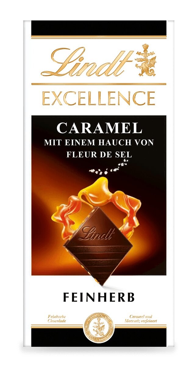Темный шоколад Lindt Excellence Caramel Fleur De Sel, карамель с морской солью, 100г
Темный шоколад Lindt Excellence Caramel Fleur De Sel, карамель с морской солью, 100г