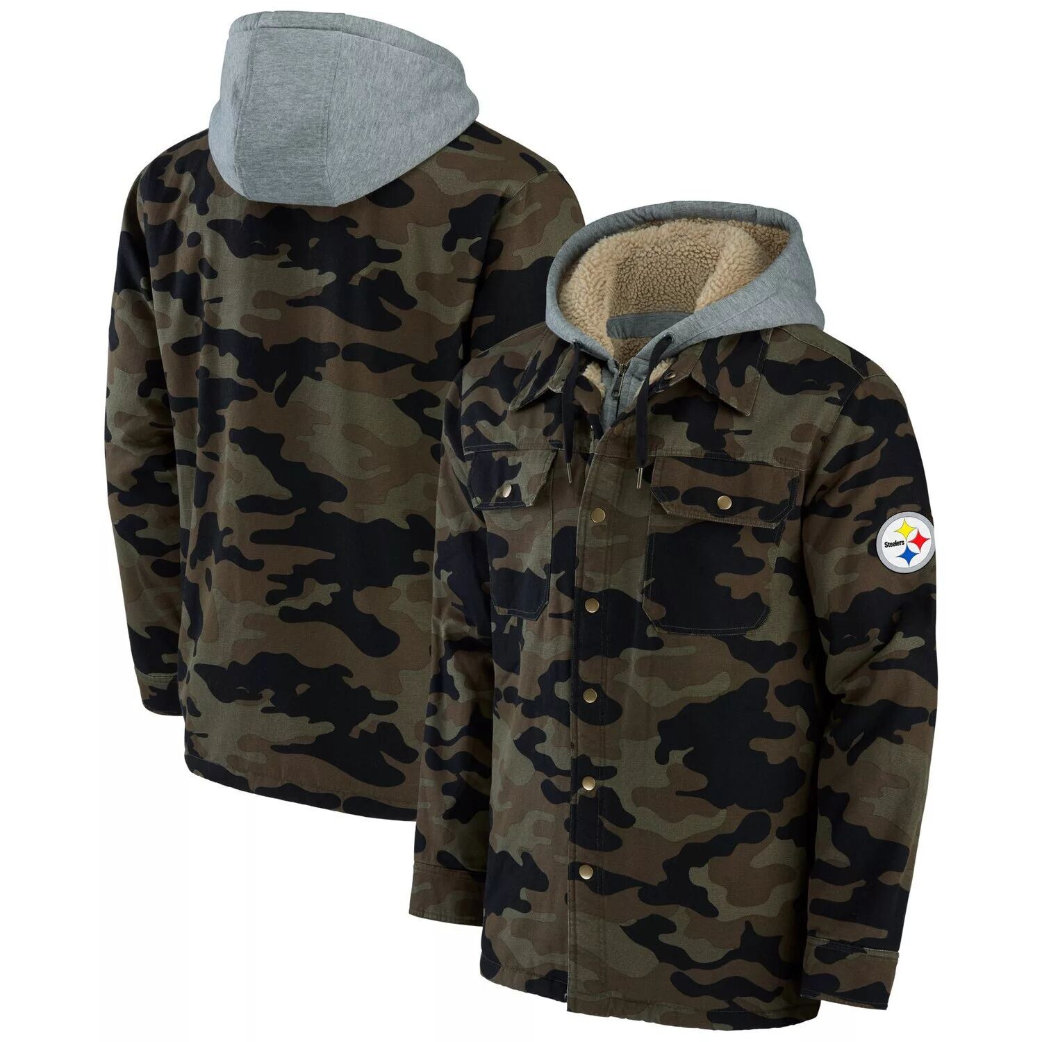 Мужская толстовка с капюшоном и молнией во всю длину из коллекции NFL x Darius Rucker от Fanatics Camo Pittsburgh Steelers
Мужская толстовка с капюшоном и молнией во всю длину из коллекции NFL x Darius Rucker от Fanatics Camo Pittsburgh Steelers