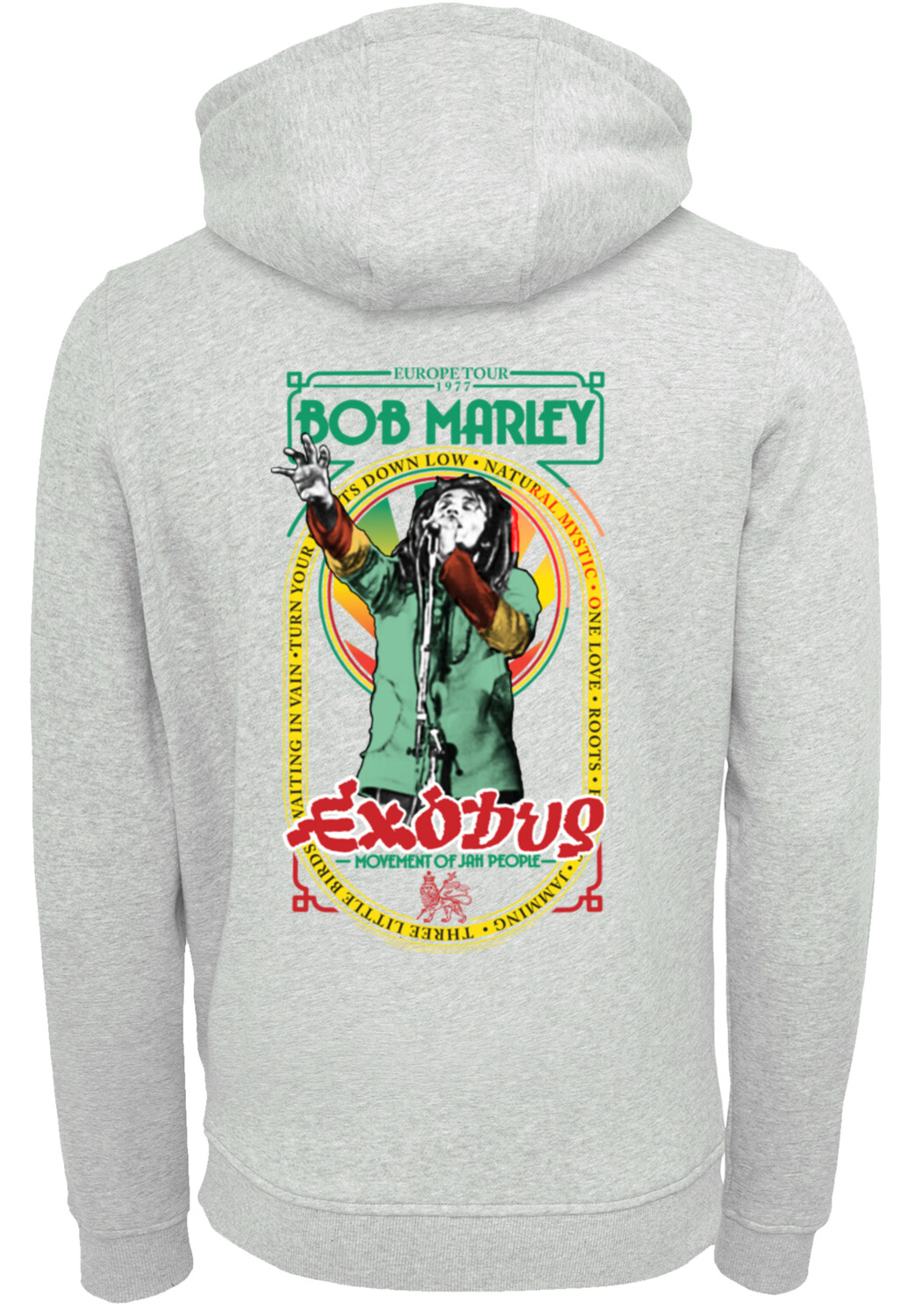 Пуловер F4NT4STIC Hoodie Bob Marley Reggae Music Exodus Singing, цвет grau meliert
Пуловер F4NT4STIC Hoodie Bob Marley Reggae Music Exodus Singing, цвет grau meliert