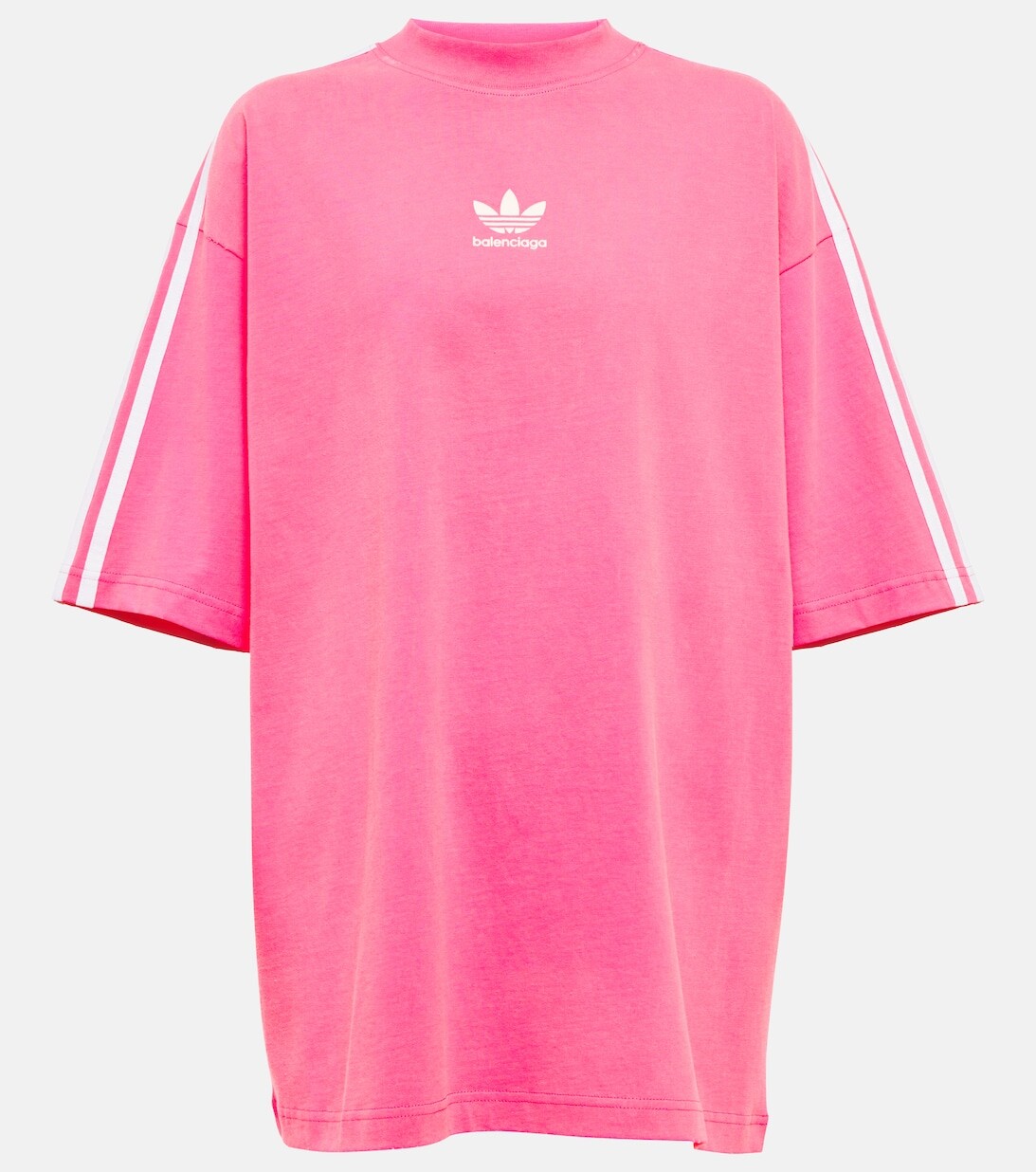 Хлопковая футболка с логотипом из коллаборации с Adidas BALENCIAGA, розовый
Хлопковая футболка с логотипом из коллаборации с Adidas BALENCIAGA, розовый