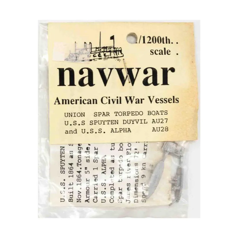 США Спайтен Дайвил / USS Альфа, American Civil War Vessels (1:1200) (NavWar)
США Спайтен Дайвил / USS Альфа, American Civil War Vessels (1:1200) (NavWar)