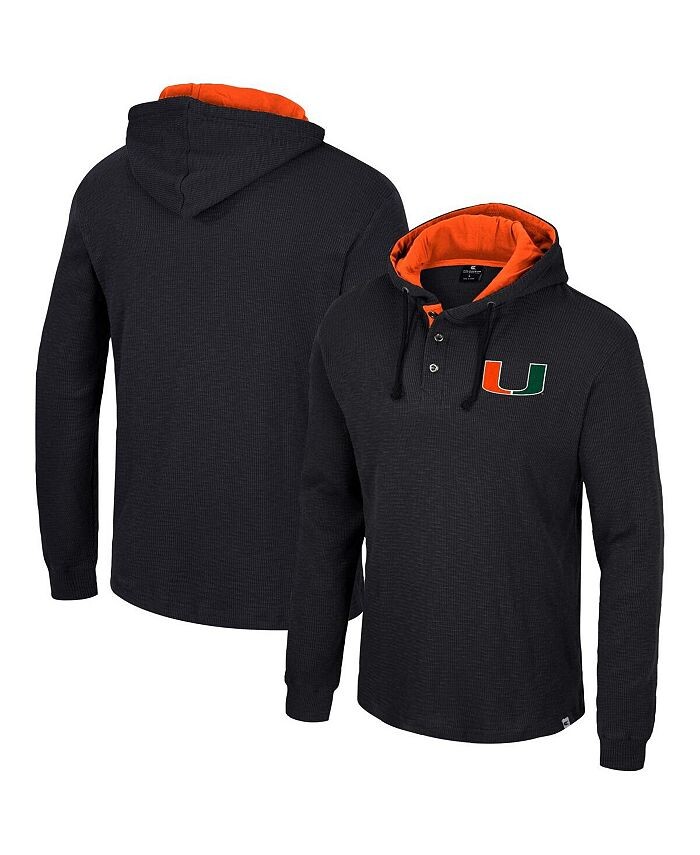 Мужская черная футболка с длинным рукавом Miami Hurricanes Affirmative Thermal Hoodie Colosseum, черный
Мужская черная футболка с длинным рукавом Miami Hurricanes Affirmative Thermal Hoodie Colosseum, черный