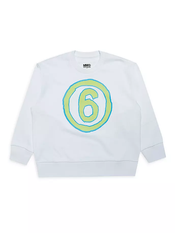 Толстовка с круглым вырезом Little Kid's & Kid's 6 Mm6 Maison Margiela, белый
Толстовка с круглым вырезом Little Kid's & Kid's 6 Mm6 Maison Margiela, белый