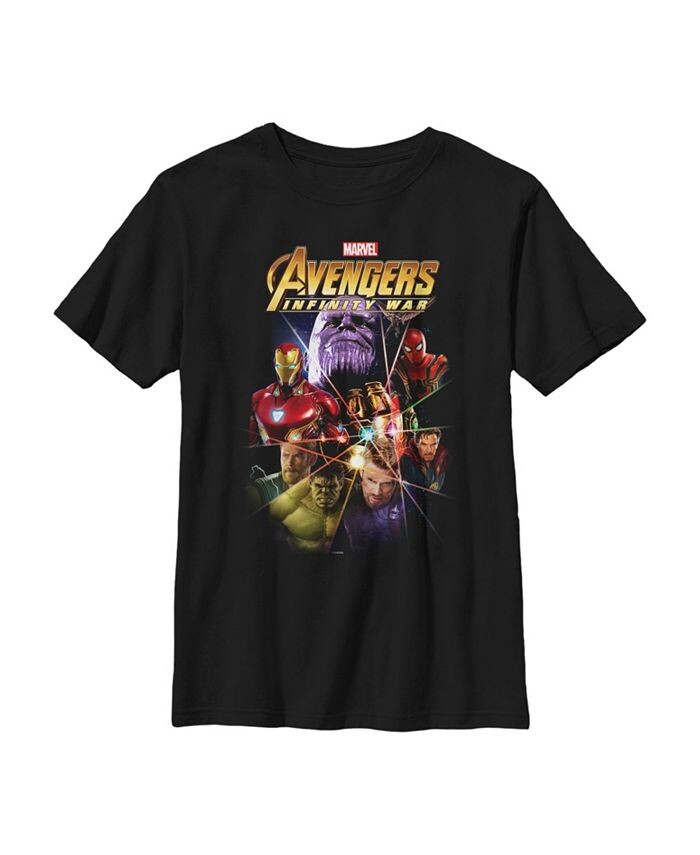 Детская футболка с призмой Мстители: Война бесконечности для мальчика Marvel, черный
Детская футболка с призмой Мстители: Война бесконечности для мальчика Marvel, черный