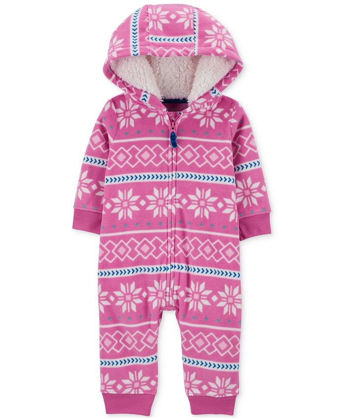 Комбинезон из искусственной шерпы с принтом Fair Isle для маленьких девочек Carter's, розовый
Комбинезон из искусственной шерпы с принтом Fair Isle для маленьких девочек Carter's, розовый
