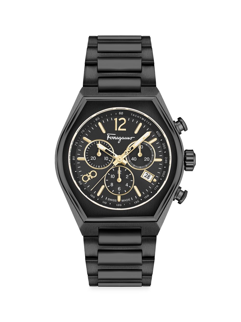 Часы Ferragamo Tonneu Chrono из нержавеющей стали черного цвета FERRAGAMO, черный
Часы Ferragamo Tonneu Chrono из нержавеющей стали черного цвета FERRAGAMO, черный