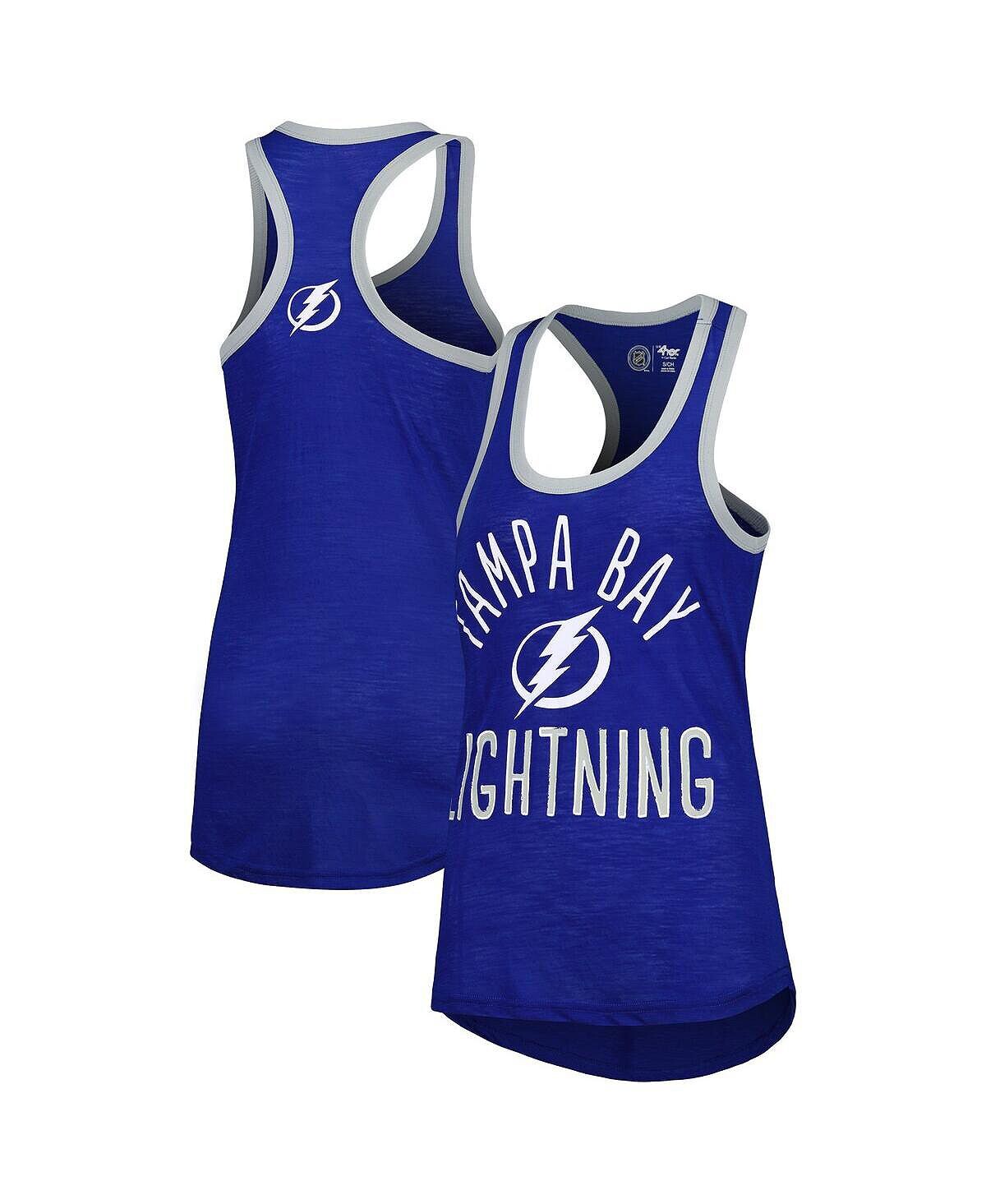 Женская майка Royal Tampa Bay Lightning First Base Racerback с овальным вырезом G-III 4Her by Carl Banks
Женская майка Royal Tampa Bay Lightning First Base Racerback с овальным вырезом G-III 4Her by Carl Banks