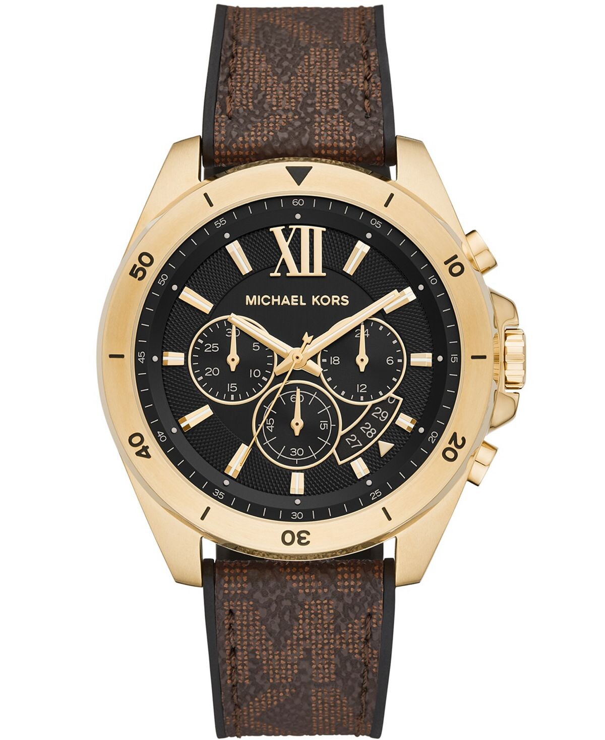 Мужские часы Brecken Chronograph Brown Signature с логотипом на ремешке, 45 мм Michael Kors
Мужские часы Brecken Chronograph Brown Signature с логотипом на ремешке, 45 мм Michael Kors