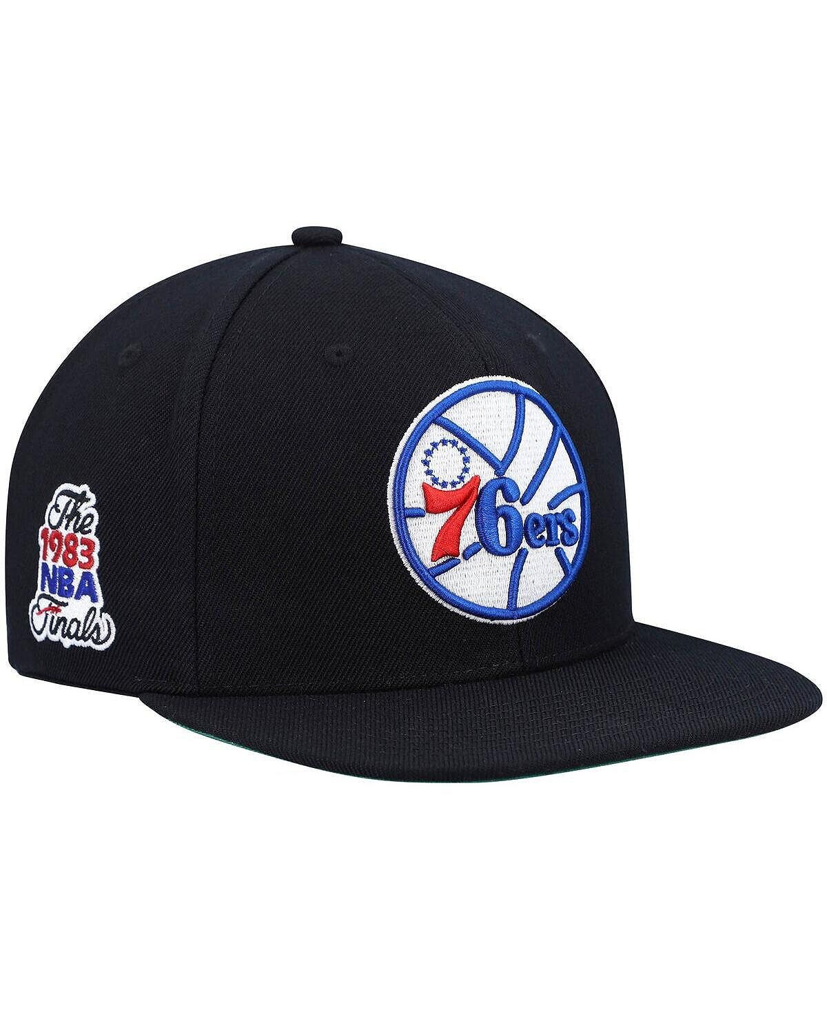 Мужская черная кепка Snapback Philadelphia 76Ers Hardwood Classics 1983 NBA Finals Top Shot Mitchell & Ness
Мужская черная кепка Snapback Philadelphia 76Ers Hardwood Classics 1983 NBA Finals Top Shot Mitchell & Ness