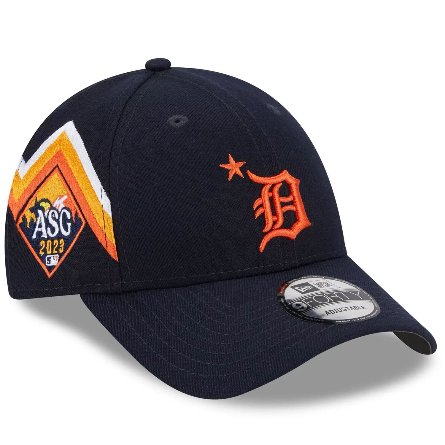 Мужская регулируемая кепка New Era Navy Detroit Tigers 2023 MLB All-Star Game Workout 9FORTY
Мужская регулируемая кепка New Era Navy Detroit Tigers 2023 MLB All-Star Game Workout 9FORTY