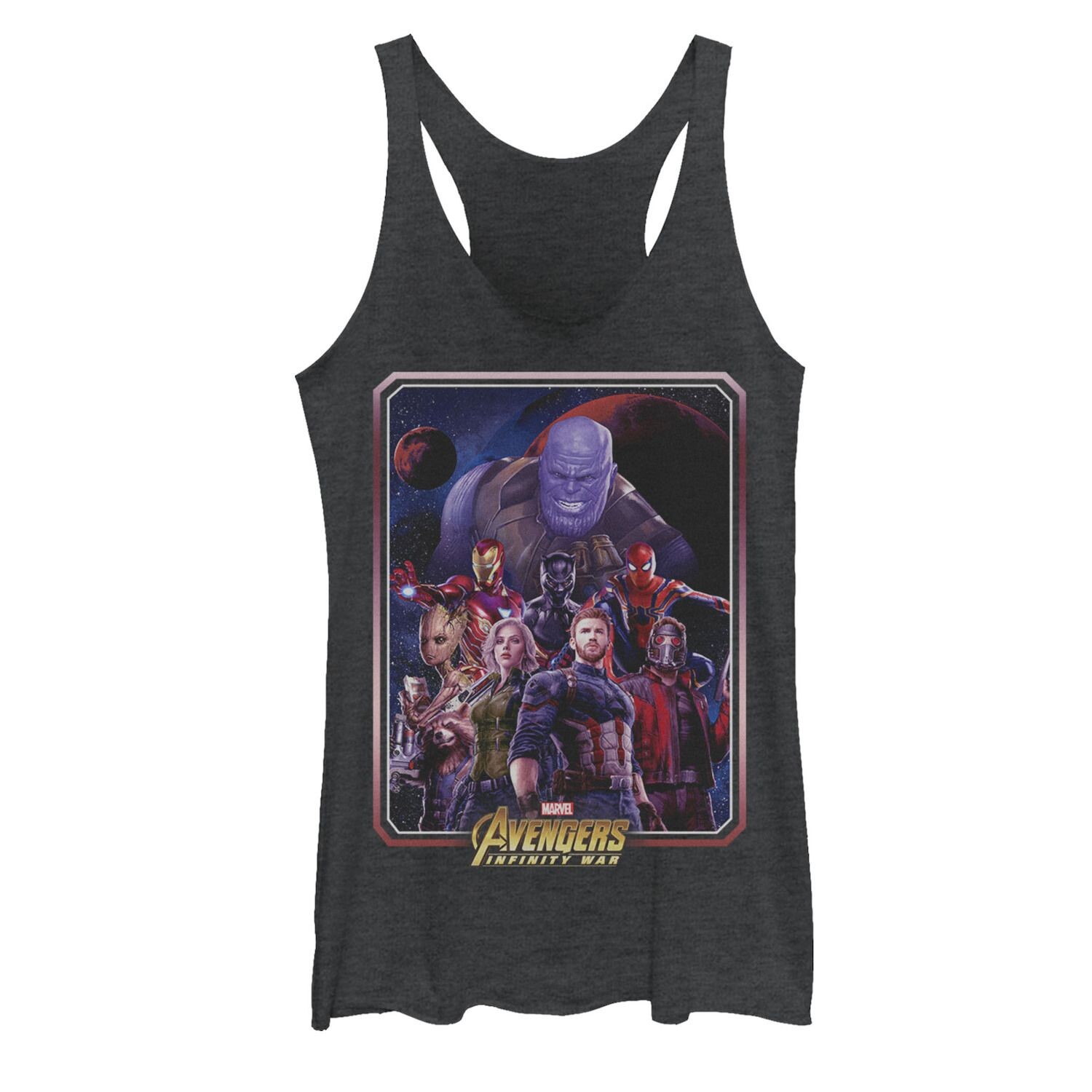 Графический танк группы Marvel Avengers Infinity War Group для юниоров Licensed Character
Графический танк группы Marvel Avengers Infinity War Group для юниоров Licensed Character