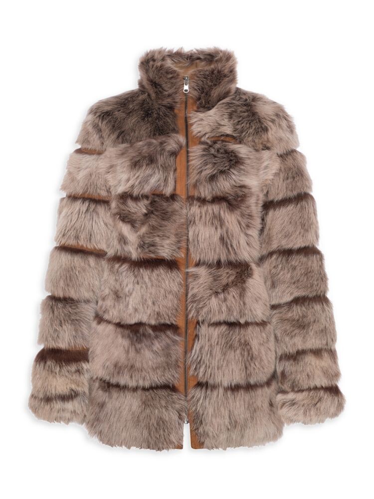 Двусторонняя короткая куртка Made For Generations Wolfie Furs, цвет Crystal Gold
Двусторонняя короткая куртка Made For Generations Wolfie Furs, цвет Crystal Gold