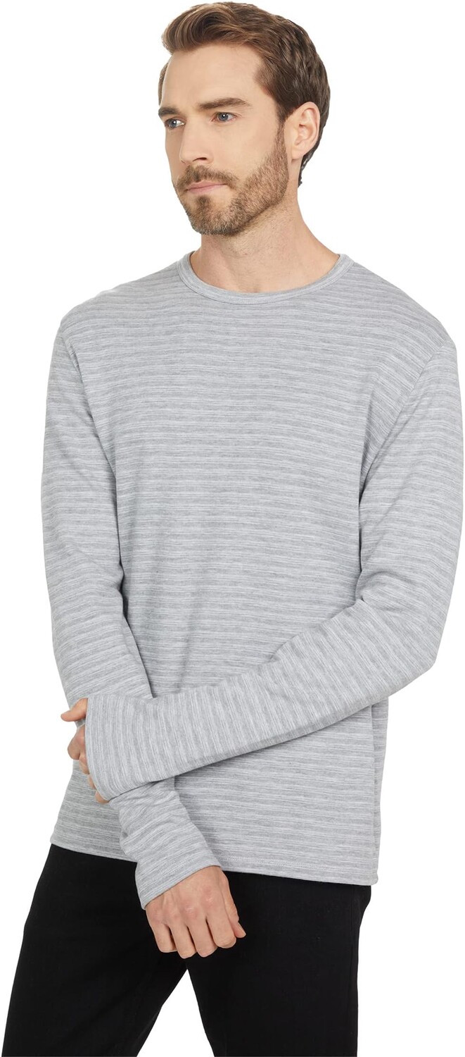 Футболка Vince Feeder Stripe Long Sleeve Crew, цвет Heather Grey/Heather Charcoal
Футболка Vince Feeder Stripe Long Sleeve Crew, цвет Heather Grey/Heather Charcoal